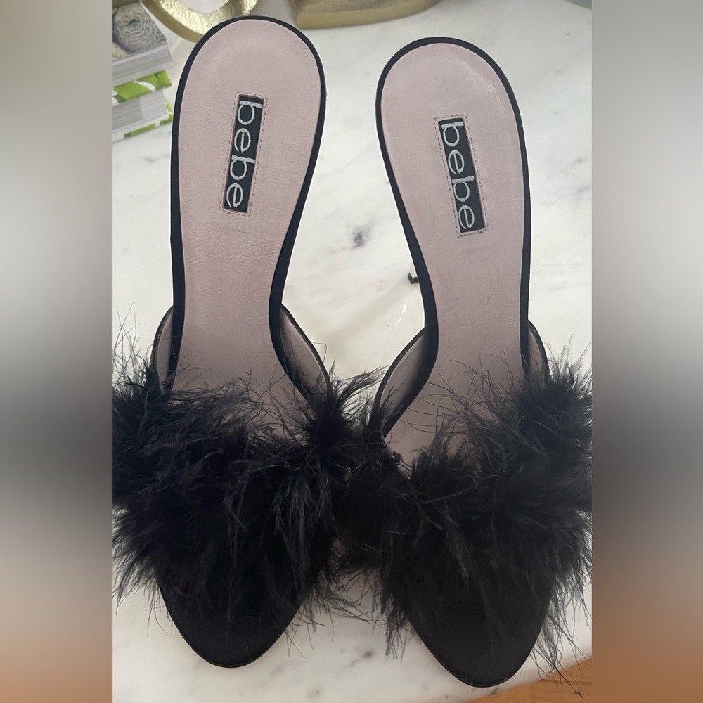 Bebe high heel mules